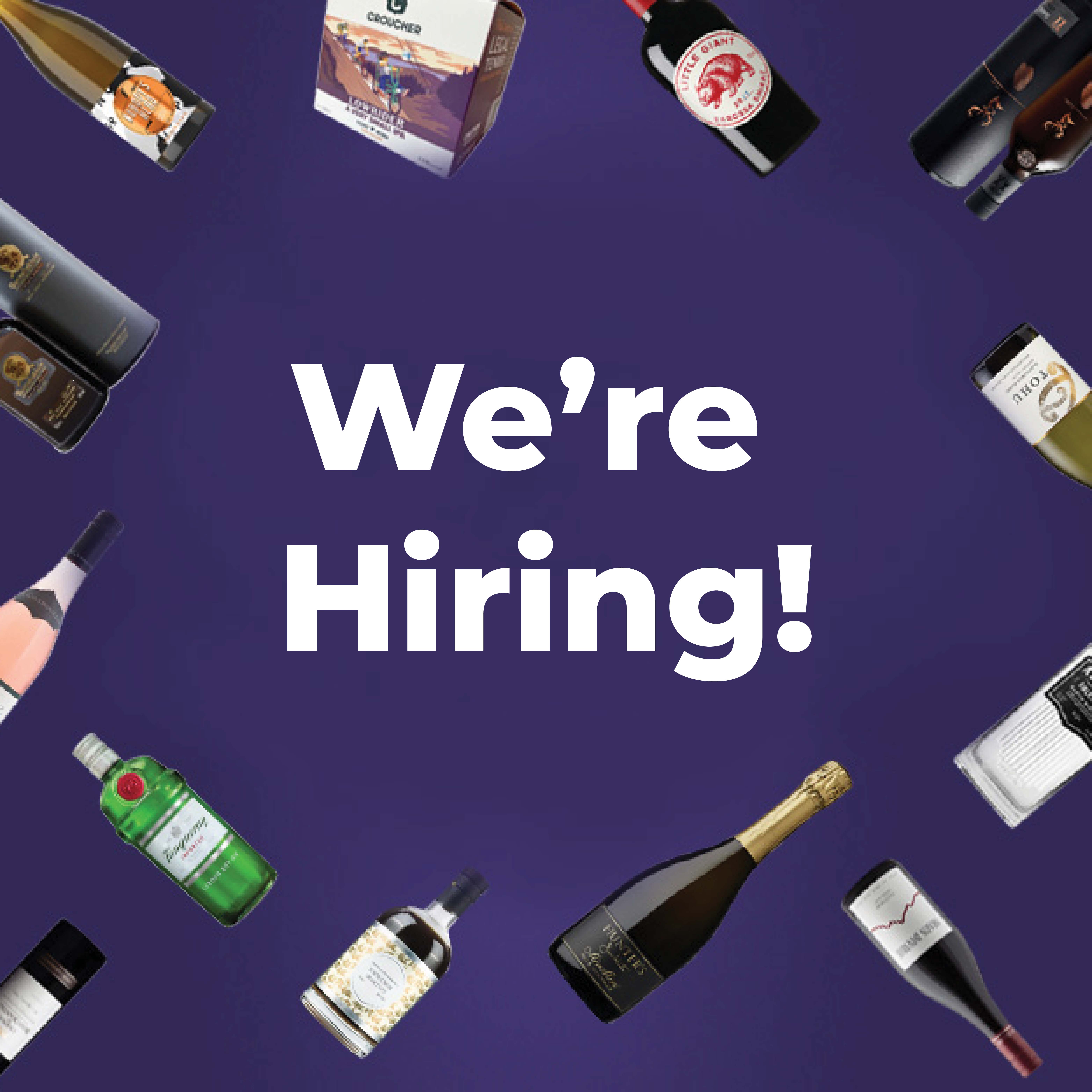 We're Hiring Fine Wine Delivery