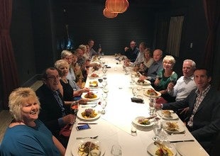 Day 16 - End of tour dinner at Slanted Door