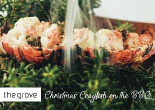 Christmas Crayfish on the BBQ!