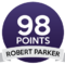 Robert Parker Wine Advocate 98/100 