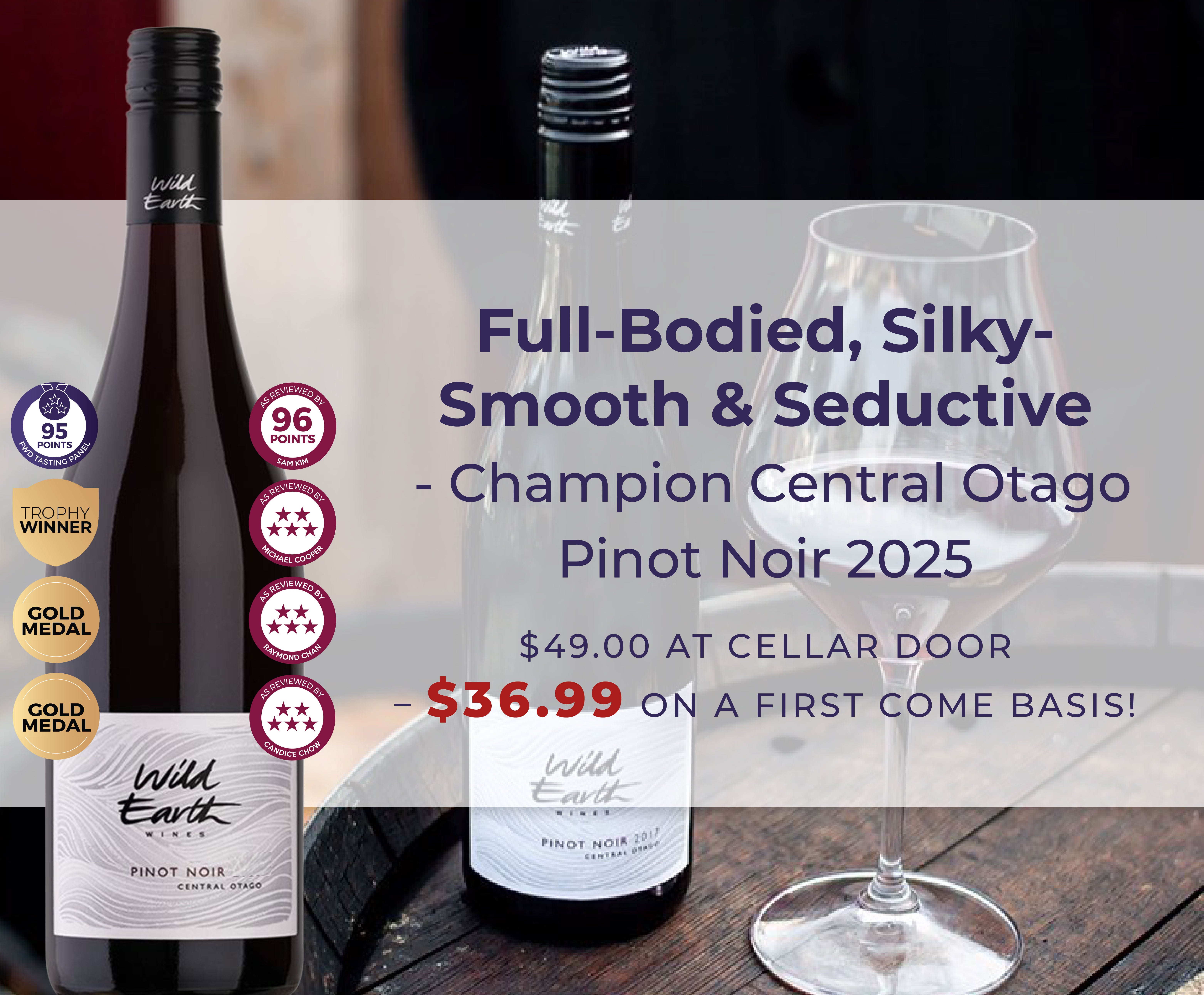2023 Wild Earth Pinot Noir | Fine Wine Delivery