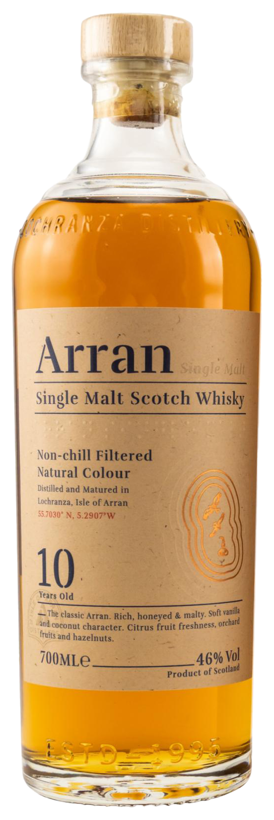 Arran 10 YO Single Malt Scotch Whisky | Fine Wine Delivery