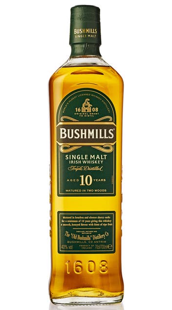  Bushmills 10 Year Old Irish Malt Whiskey 700ml