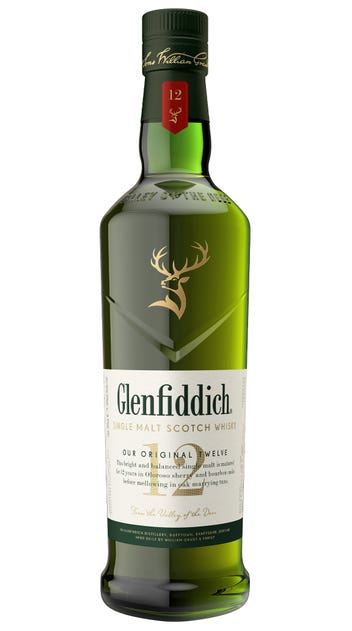 Glenfiddich 12YO Single Malt Scotch Whisky