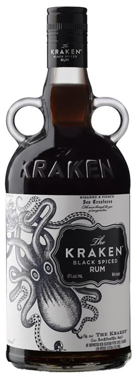 Kraken Black Spiced Rum 700ml bottle