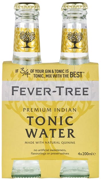  Fever-Tree Premium Indian Tonic Water 4pk