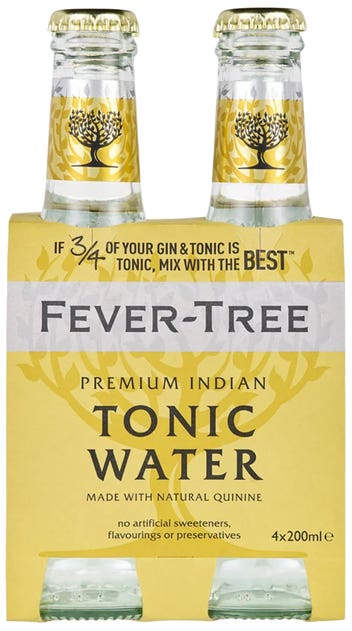  Fever-Tree Premium Indian Tonic Water 4pk