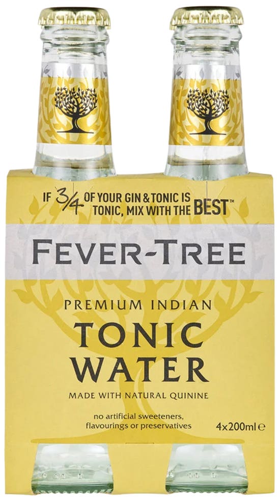 Fever-Tree Premium Indian Tonic Water 4pk