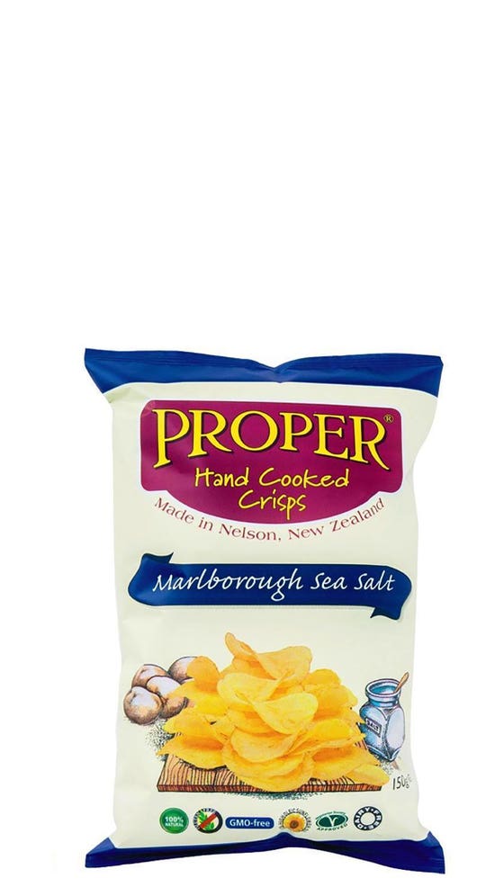Proper Crisps Marlborough Sea Salt 150 gr