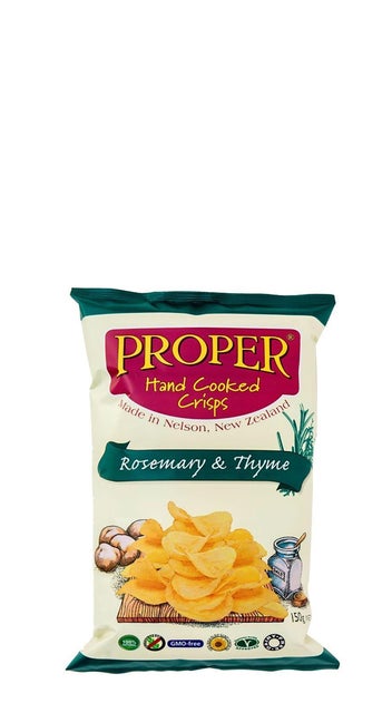 Proper Crisps Rosemary &amp; Thyme 150 gr
