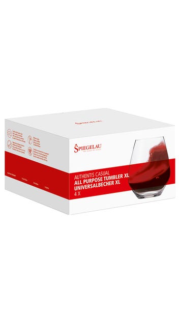  Spiegelau Authentis Casual Burgundy XL 4pk