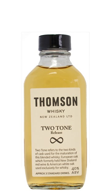  Thomson Whisky Two Tone Miniature 100ml