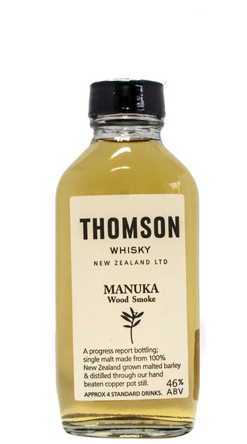  Thomson Manuka Smoke Whisky Miniature 100ml