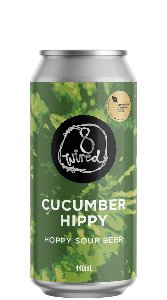 8 Wired Cucumber Hippy Berliner Weiss Sour Beer 4.0% 440ml Can