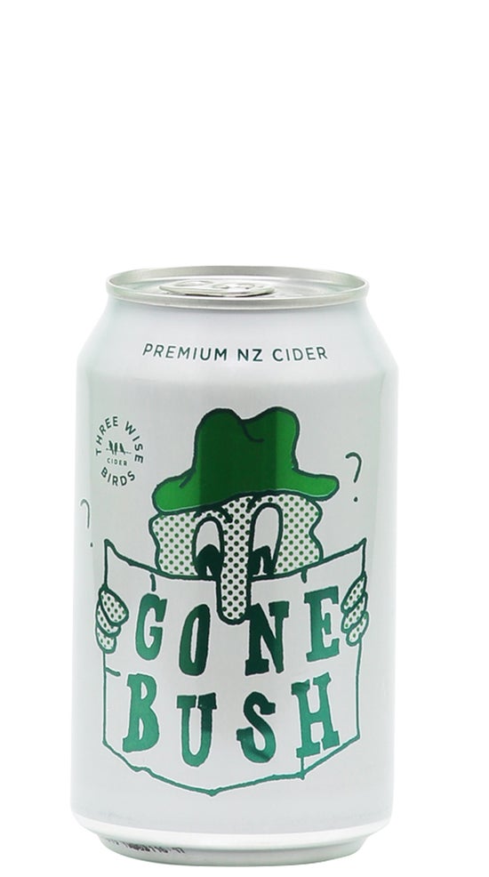 Three Wise Birds 'Gone Bush' Hopped Cider Can