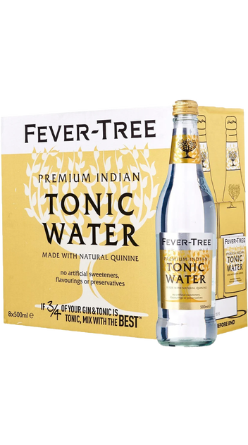  Fever-Tree Premium Indian Tonic Water 8 x 500ml