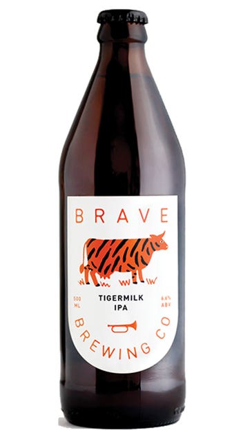  Brave Brewing Tigermilk IPA 500ml bottle