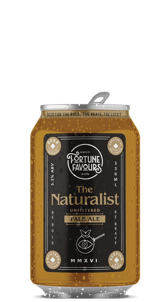 Fortune Favours The Naturalist Pale Ale 330ml can