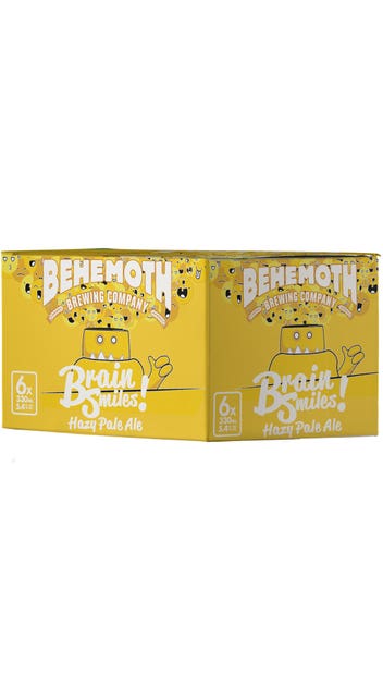  Behemoth Brain Smiles Hazy Pale Ale 6 pack