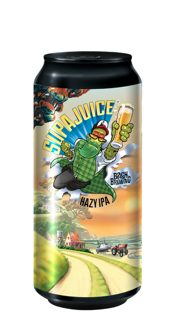  Bach Brewing Supajuice Hazy IPA 440ml can