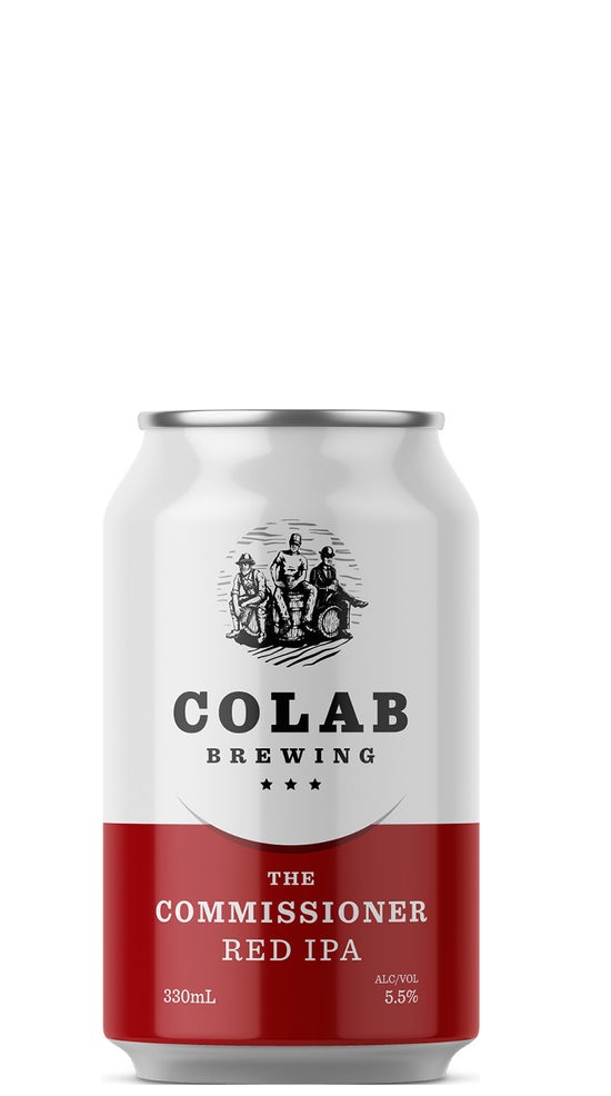 Colab Brewing The Commissioner Red IPA 330ml can