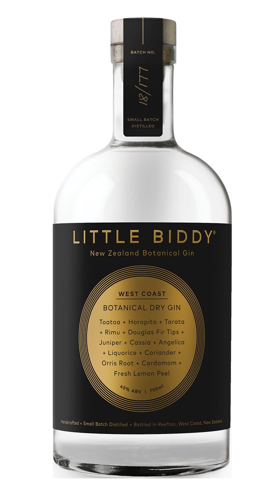 Reefton's 'Little Biddy' NZ Botanical Gin