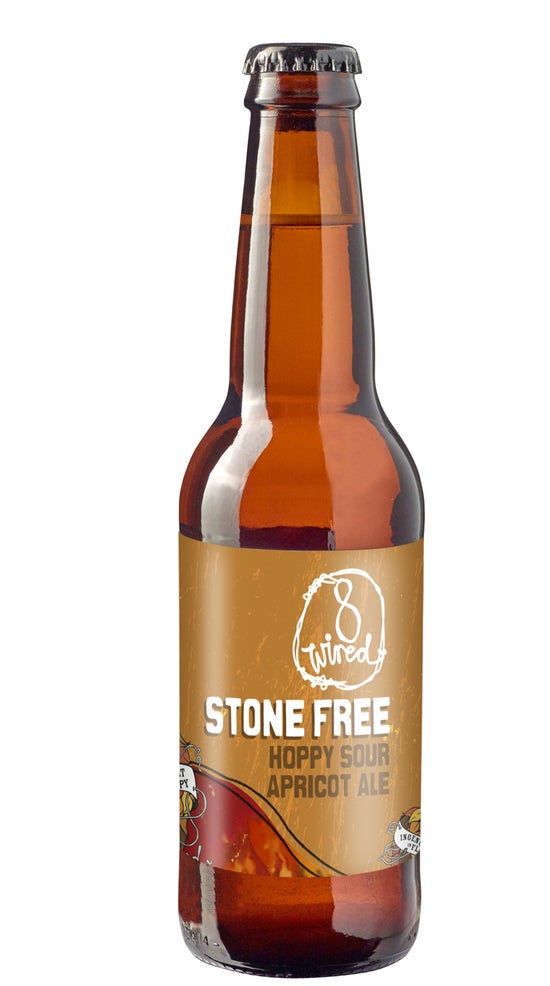 8 Wired Stone Free Apricot Sour Ale 330ml bottle