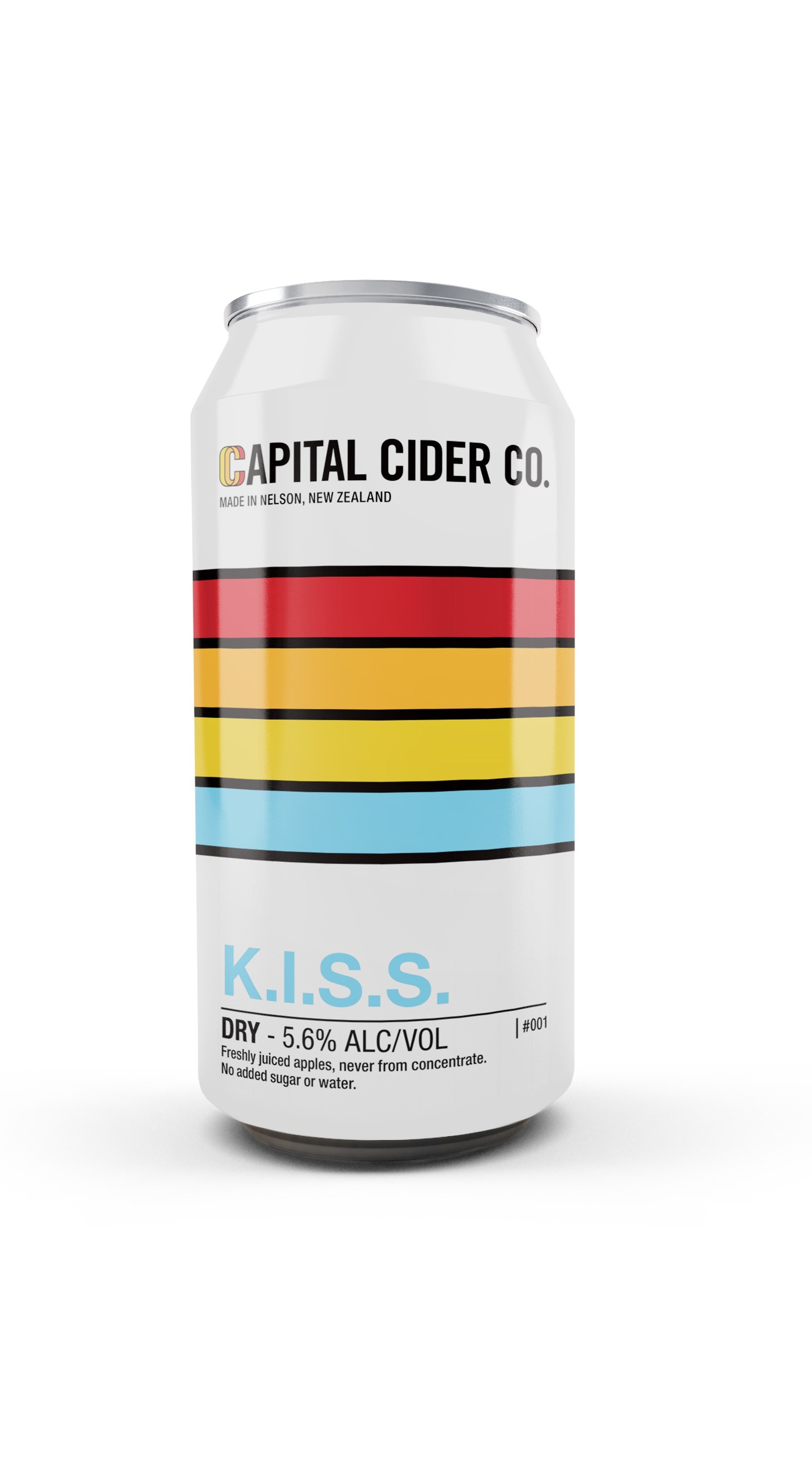 Capital Cider Co. K.I.S.S. Dry Cider 440ml can Fine Wine Delivery