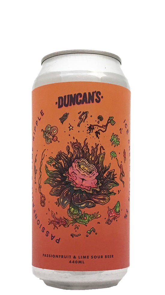 Duncans Passionfruit & Lime Ripple Icecream Sour 440ml can