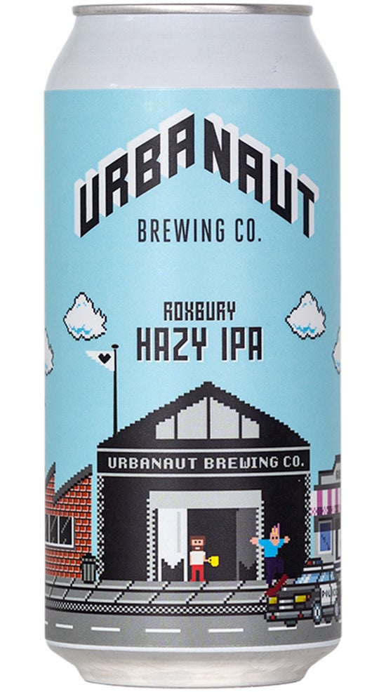 Urbanaut Roxbury Hazy IPA 440ml can