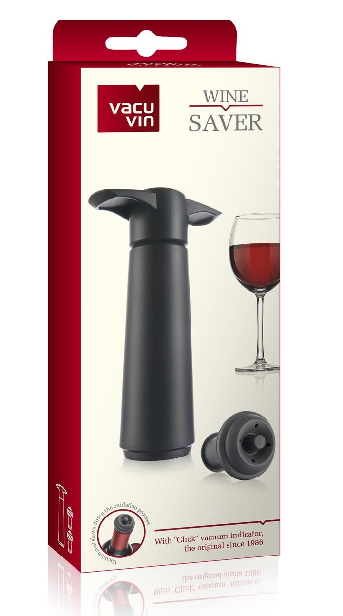 Vacu Vin Wine Saver Black Gift Pack Fine Wine Delivery