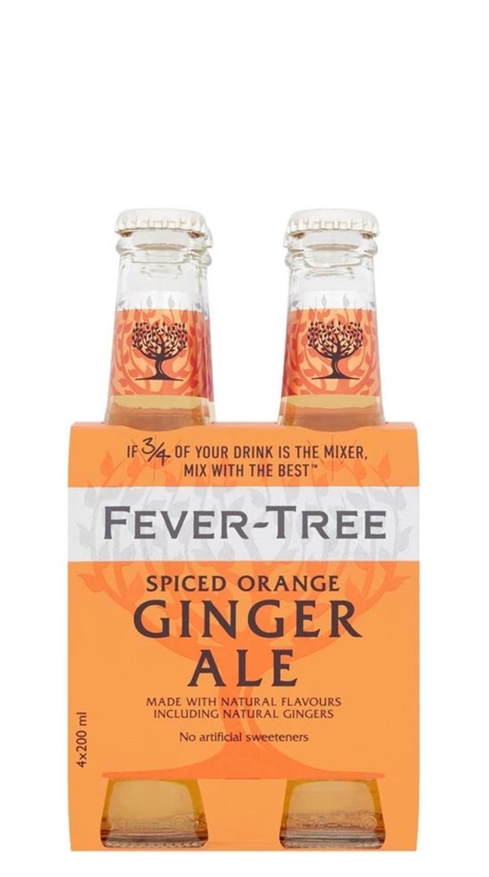 Fever-Tree Premium Spiced Orange Ginger Ale 4pk