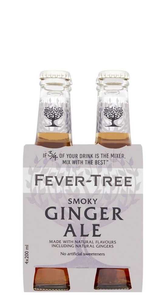 Fever-Tree Premium Smoky Ginger Ale 4pk