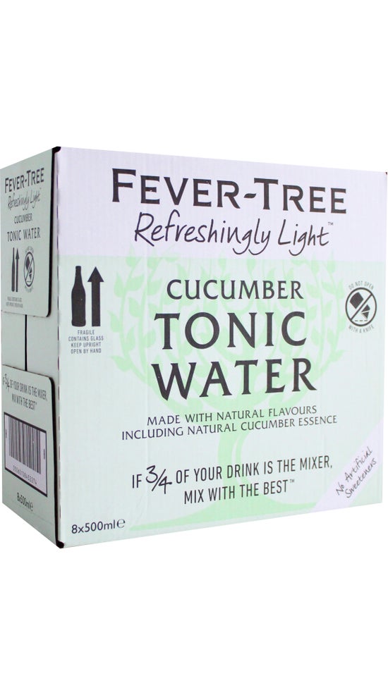 Fever-Tree Refreshingly Light Cucumber Tonic 8 x 500ml