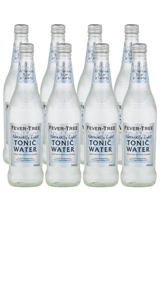 Fever-Tree Refreshingly Light Indian Tonic Water 8x500ml