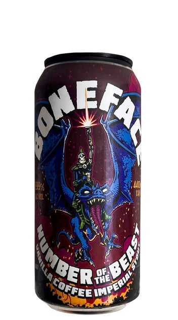  Boneface Number of the Beast Vanilla Coffee Imperial Stout 440ml Can