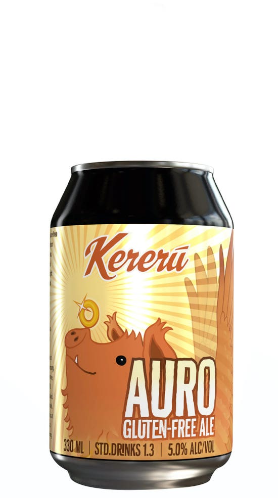 Kereru Gluten Free Auro 330ml cans