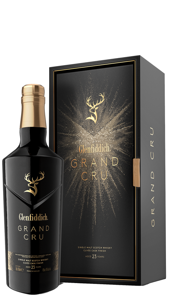 Glenfiddich Grand Cru 23yr old 700ml bottle & box