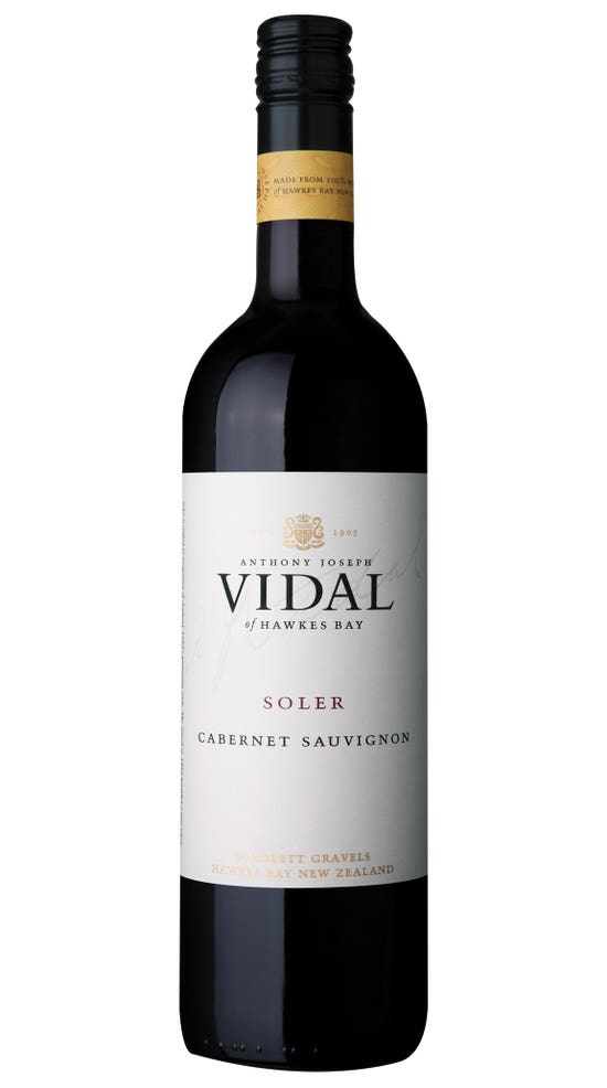 Vidal Soler Gimblett Gravels Cabernet Sauvignon