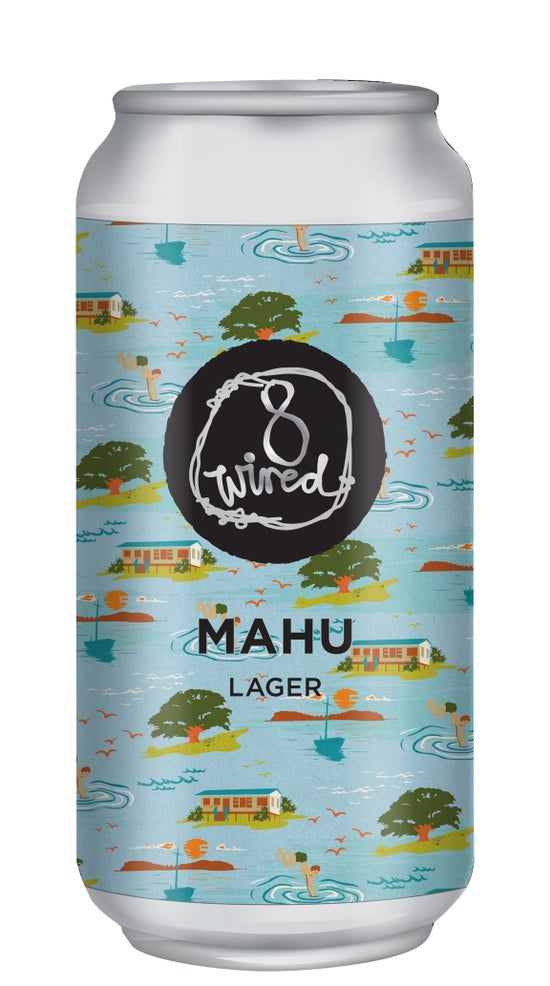 8 Wired Mahu Lager 440ml can
