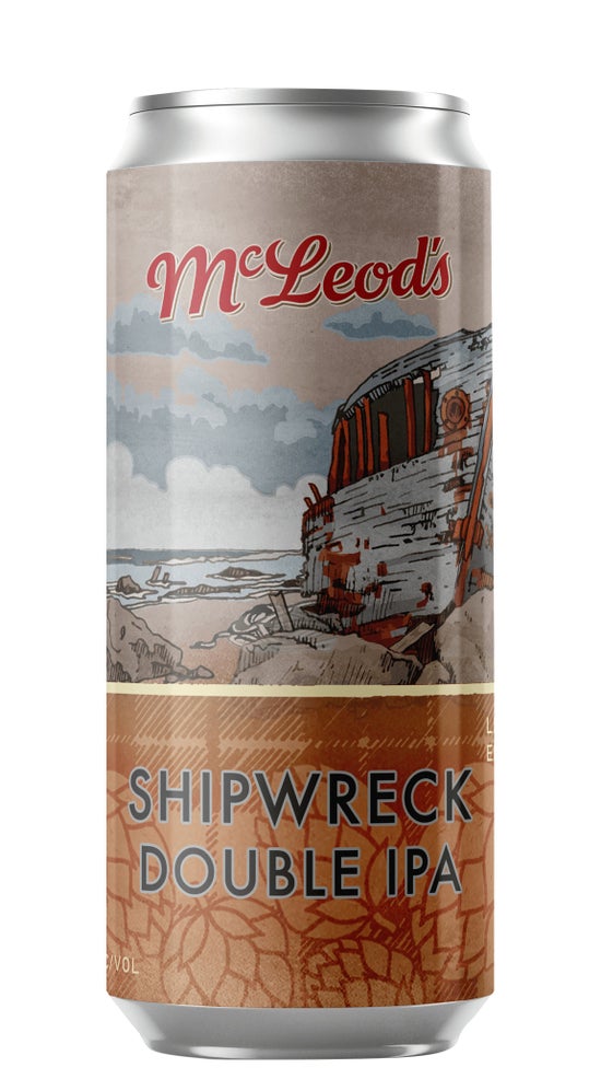 McLeod's Shipwreck Double IPA 440ml can