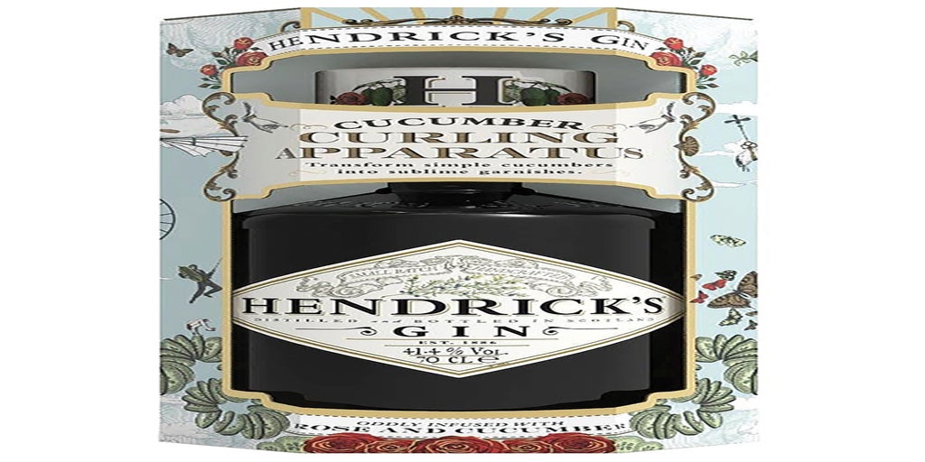 Hendrick's Gin Cucumber Curler Gift Box 700ml Fine Wine Delivery