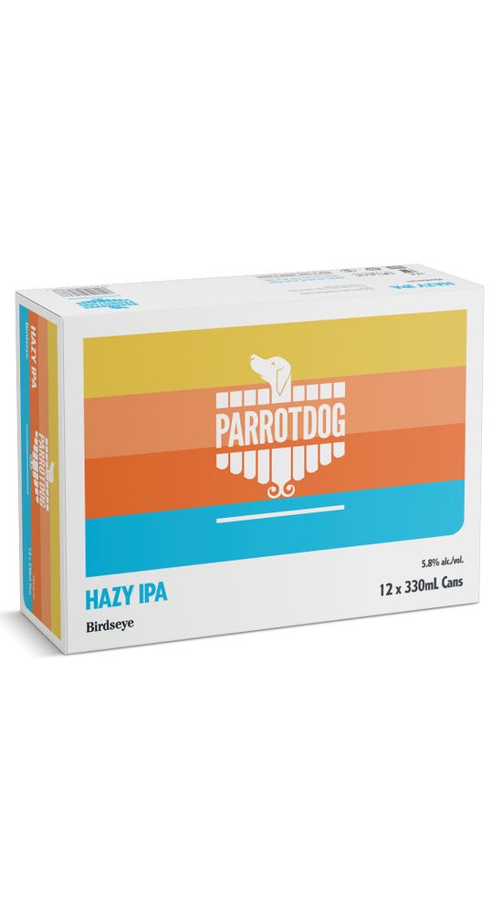 Parrotdog Birdseye Hazy IPA 12pk 330ml cans