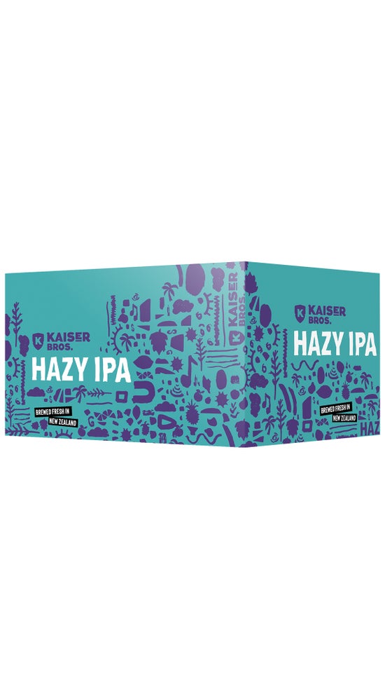 Kaiser Bros Beer Hazy IPA 330ml 6pk can