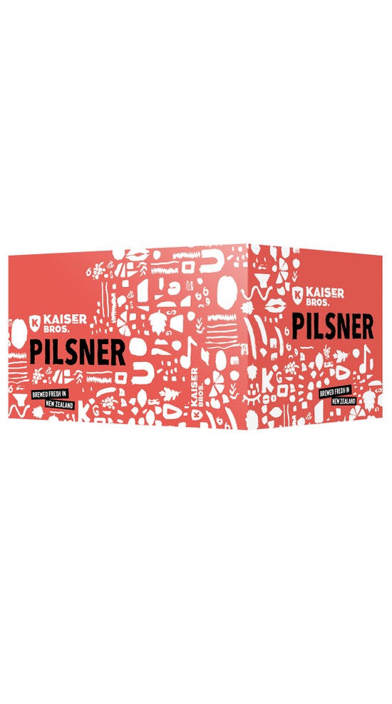 Kaiser Bros Beer Pilsner 330ml 6 pack cans