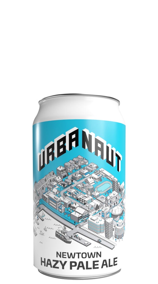 Urbanaut Newtown Hazy Pale Ale 330ml can