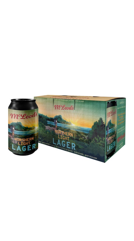McLeod's Brewery Northern Light Lager 6 Pack