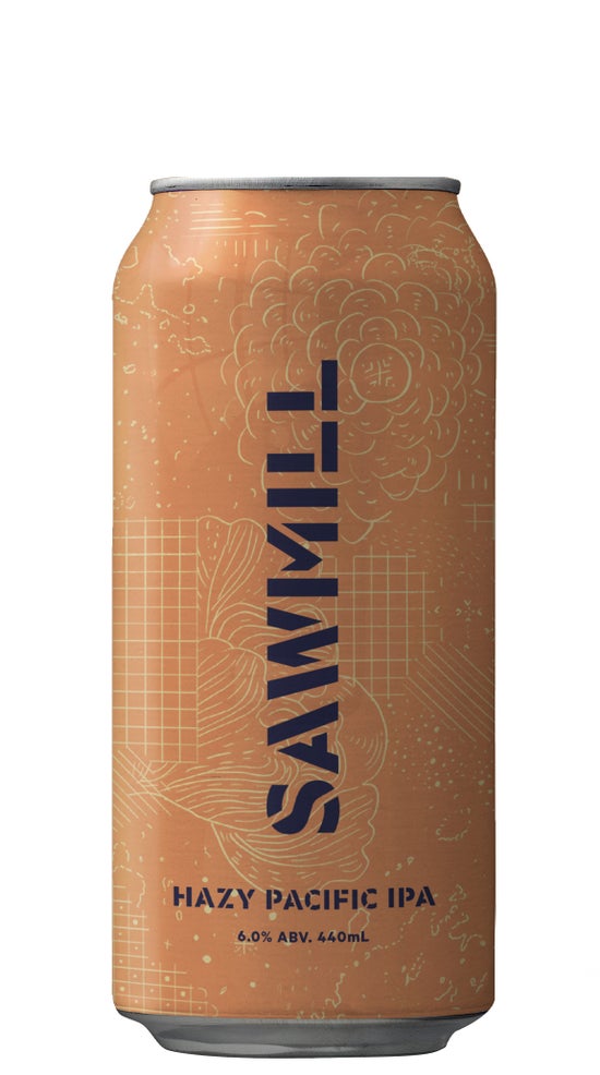 Sawmill Hazy Pacific IPA 440ml can