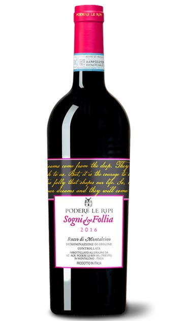 2016 Podere Le Ripi Sogni e Follia Rosso di Montalcino