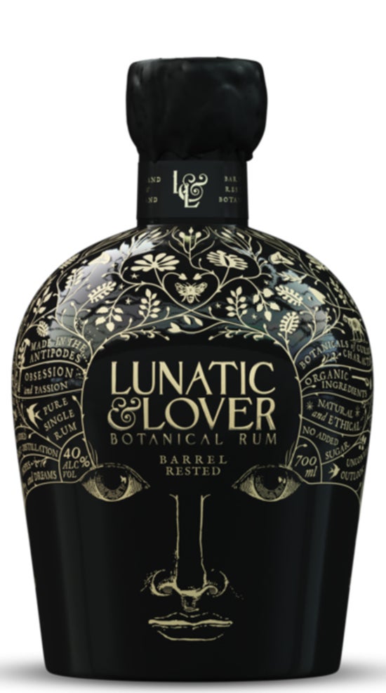 Lunatic & Lover Barrel Rested Botanical Rum 700ml bottle